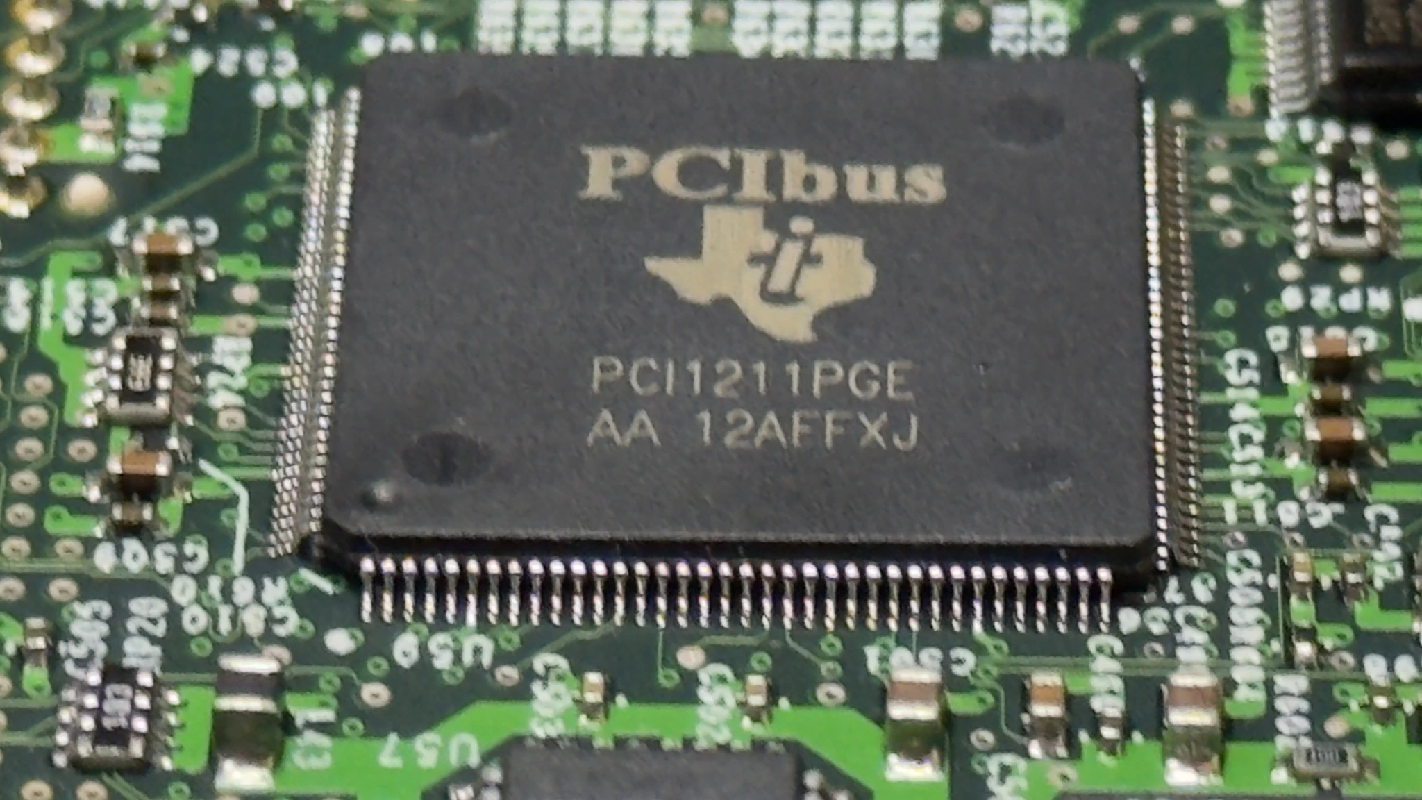 Stylized electronic component close-up