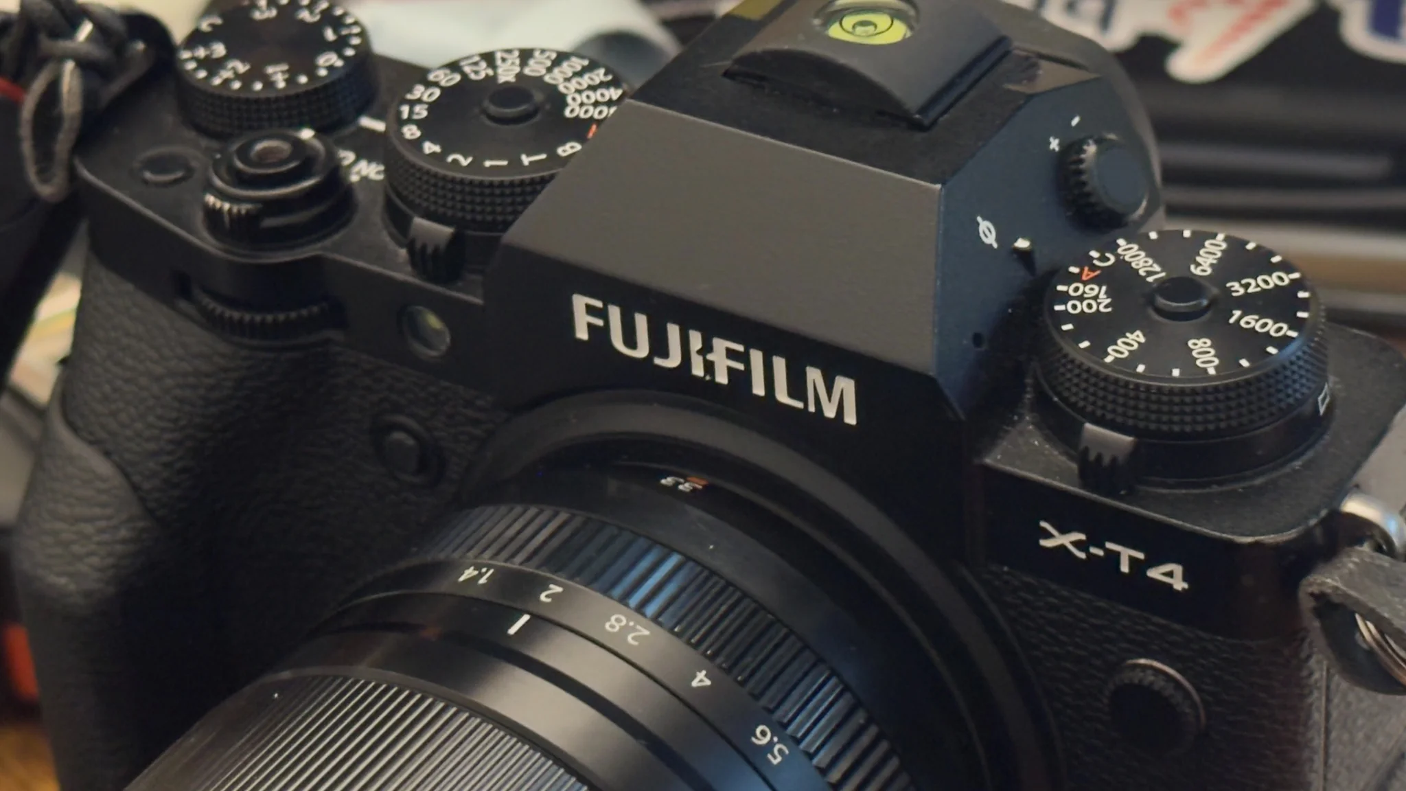 Conceptual camera photograph